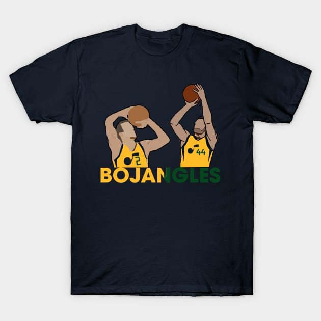 Joe Ingles x Bojan Bogdanovic 'BOJANGLES' NBA Utah Jazz T-Shirt by xavierjfong